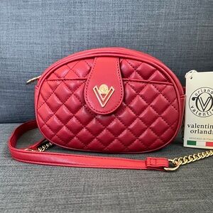 NWT VALENTINO ORLANDI SMALL CROSSBODY SHOULDER CAMERA BAG PURSE ITALY